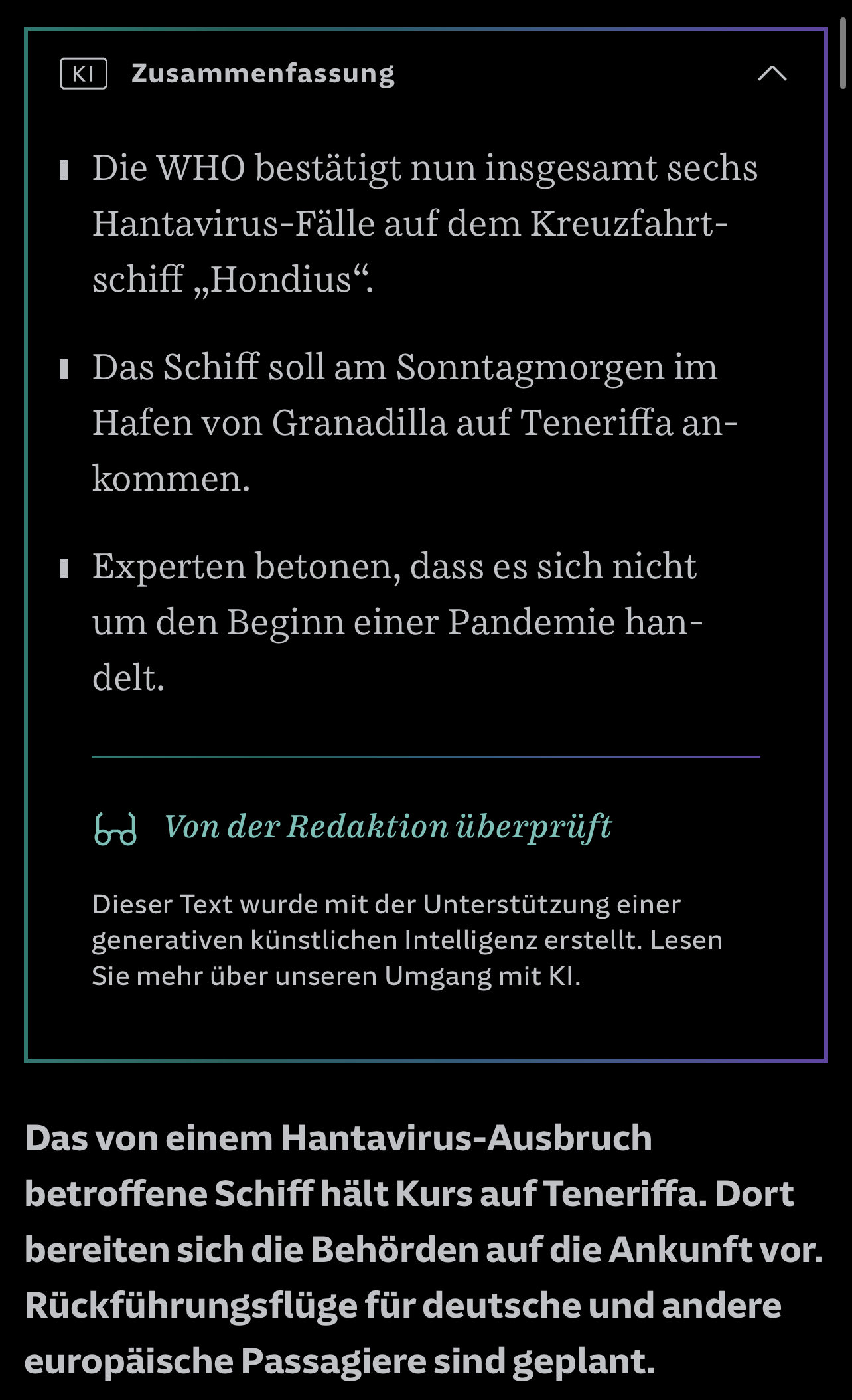 KI Zusammenfassung SZ